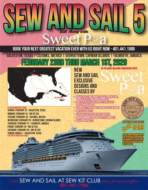Sew and sail cruise